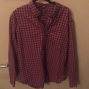 Eddie Bauer red dress shirt